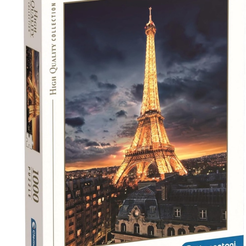 New Sealed Clementoni Tour Eiffel 1000 Pc Jigsaw Puzzle NIB Paris